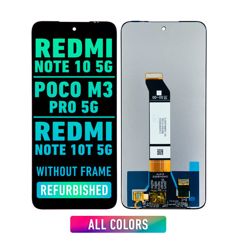 Xiaomi Redmi Note 10 5G / POCO M3 Pro 5G / Redmi Note 10T 5G OLED Screen Assembly Replacement Without frame (Refurbished) (All Colors)