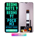 Xiaomi Redmi Note 9 5G / Redmi 9T / POCO M3 LCD Screen Assembly Replacement Without Frame (Refurbished) (All Colors)