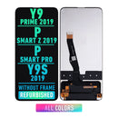 Huawei Y9 Prime (2019) / P Smart Z (2019) / P Smart Pro (2019) / Y9S (2019) LCD Screen Assembly Replacement Without Frame (Refurbished) (All Colors)