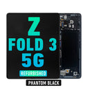 Samsung Galaxy Z Fold 3 5G OLED Screen Assembly Replacement With Frame (Refurbished) (Phantom Black)