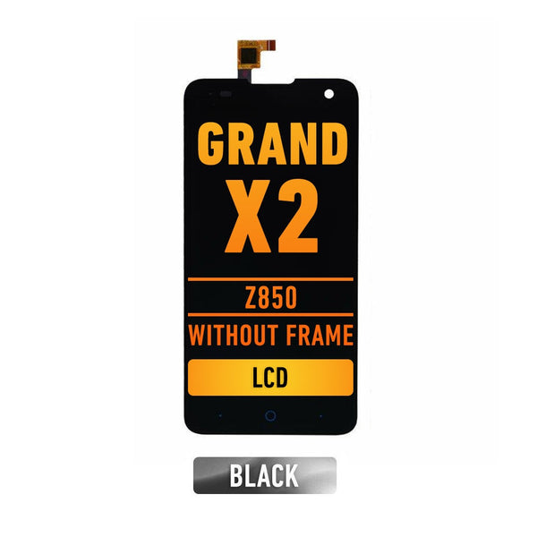 ZTE Grand X2 (Z850) LCD Screen Without Frame Assembly Replacement (Bla