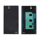 ZTE Grand X Max+ (Z987 / Z787) Play Back Cover Glass Replacement (No Logo) (Black)