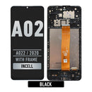 Samsung Galaxy A02 (A022 / 2020) LCD Screen Assembly Replacement With Frame (INCELL) (All Colors)