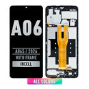 Samsung Galaxy A06 4G (A065 / 2025) LCD Screen Assembly Replacement With Frame (INCELL) (All color)