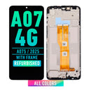 Samsung Galaxy A07 4G (A075 / 2025) LCD Screen Assembly Replacement With Frame (Refurbished) (All color)