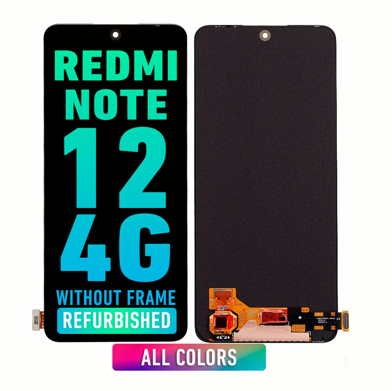 Xiaomi Redmi Note 12 4G / Redmi Note 12 5G / Poco X5 LCD Screen Assembly Replacement Without Frame (Refurbished) (All Colors)