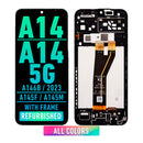 Samsung Galaxy A14 (A145F / A145M) A14 5G (A146B / 2023) LCD Screen Assembly Replacement With Frame (Refurbished) (All Colors)