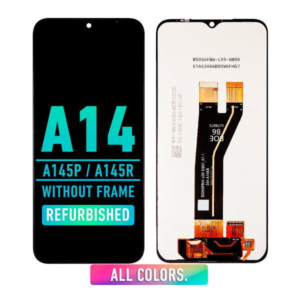 Samsung Galaxy A14 4G (A145P / A145R / 2023) LCD Screen Assembly Replacement Without Frame (Refurbished) (All Colors)