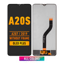 Samsung Galaxy A20s (A207 / 2019) OLED Screen Assembly Replacement Without Frame (OLED PLUS) (All Colors)