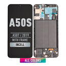 Samsung Galaxy A50s (A507 / 2019) LCD Screen Assembly Replacement With Frame (Aftermarket Incell) (All Colors)