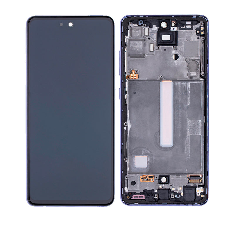 Samsung Galaxy A52 4G (A525 / 2021) (6.36") OLED Screen Assembly Replacement With Frame (OLED PLUS) (Awesome Violet)