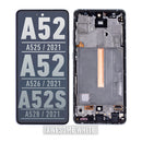 Samsung Galaxy A52 4G (A525 / 2021) LCD Screen Assembly Replacement With Frame (INCELL) (Awesome White)