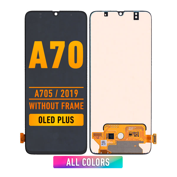 Samsung Galaxy A70 (A705 / 2019) OLED Screen Assembly Replacement Without Frame (OLED PLUS) (All Colors)