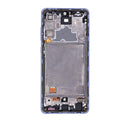 Samsung Galaxy A72 (A725 / 2021) OLED Screen Assembly Replacement With Frame (Refurbished) (Awesome Violet)