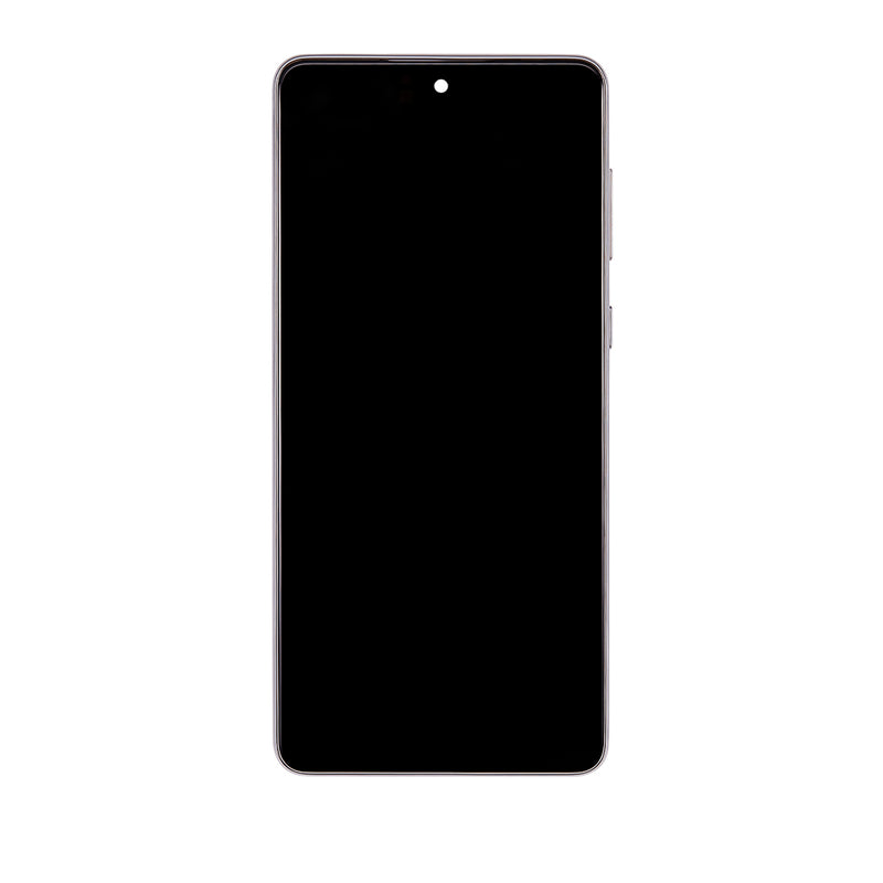 Samsung Galaxy A73 (A735 / 2022) OLED Screen Assembly Replacement With Frame (Refurbished) (White)