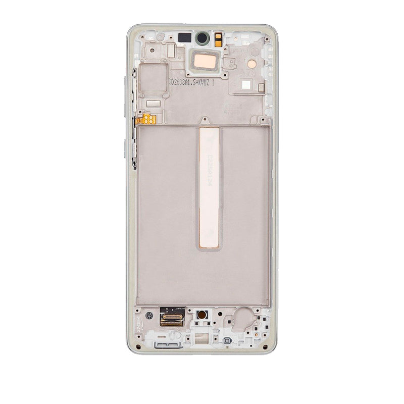 Samsung Galaxy A73 5G (A736 / 2022) OLED Screen Assembly Replacement With Frame (Refurbished) (White)