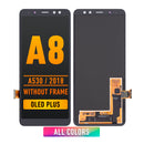 Samsung Galaxy A8 (A530 / 2018) OLED Screen Assembly Replacement Without Frame (OLED PLUS) (All Colors)