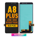 Samsung Galaxy A8 Plus (A730 / 2018) OLED Screen Assembly Replacement Without Frame (OLED PLUS) (All Colors)