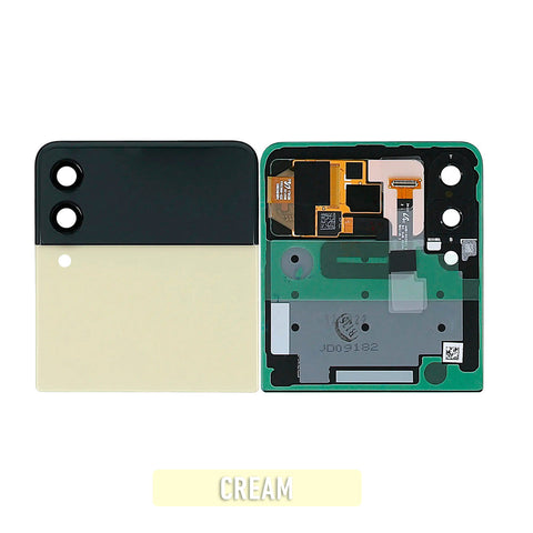Samsung Galaxy Z Flip 3 5G OLED Outer Screen Assembly Replacement (US & International) (Pull) (EXCELLENT) (Cream)