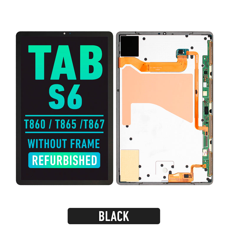 Samsung Tab S6 (T860 / T865 / T867) OLED Screen Assembly Replacement Without Frame