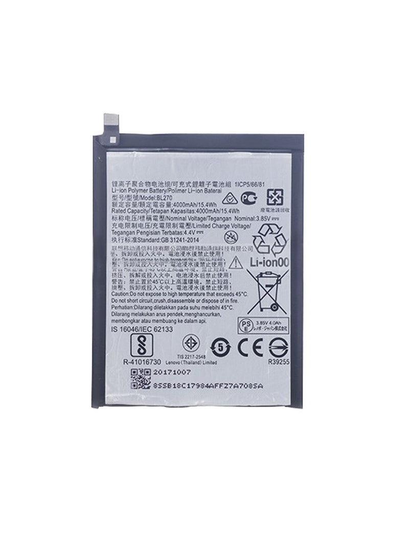Motorola Moto E5 (XT1944 / 2018) / (XT1920DL / 2018) / Moto G6 Play (XT1922 / XT1922-7 / 2018) Battery Replacement High Capacity (BL270)