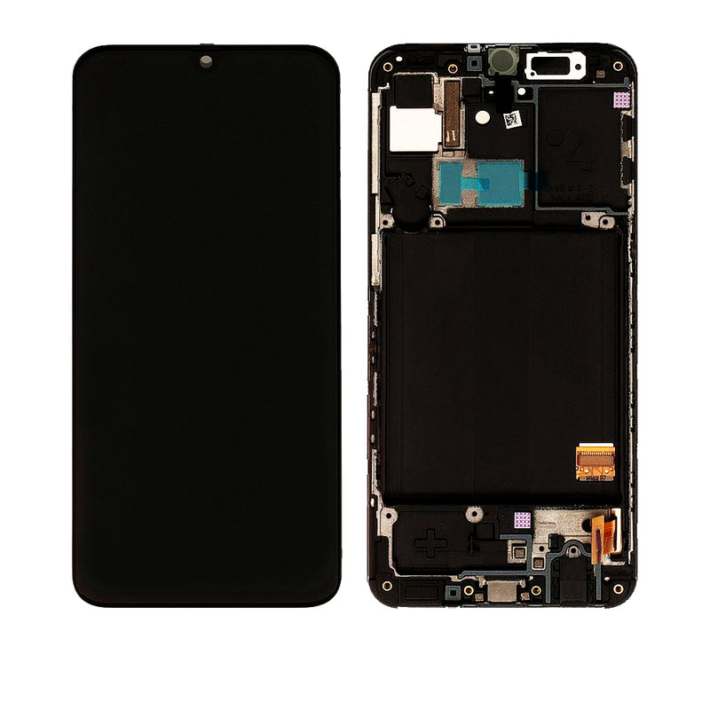 Samsung Galaxy A40 (A405 / 2019) OLED Screen Assembly Replacement With Frame (Refurbished) (All Colors)