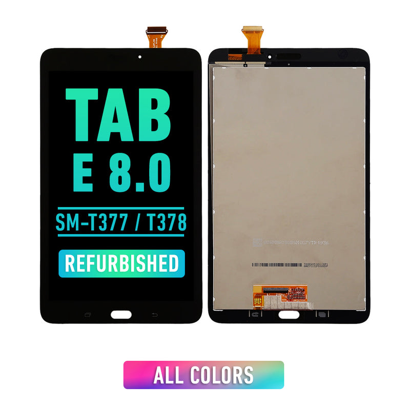 Samsung Galaxy Tab E 8.0 (SM-T377 /T378) LCD Screen Assembly Replacement With Digitizer (All Colors)