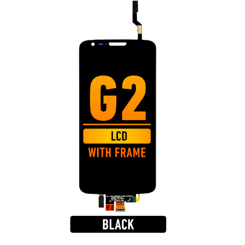 LG G2 LCD Screen Assembly Replacement With Frame INT Version (Black)