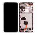 Huawei P40 LCD Screen Assembly Replacement With Frame (Refurbished) (Black)
