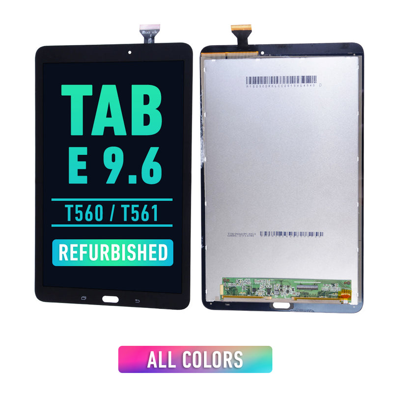 Samsung Galaxy Tab E 9.6 (T560 / T561) LCD Screen Assambly Replacement (All Colors)