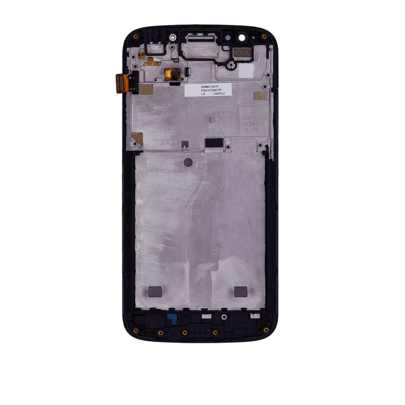 Motorola Moto E5 Play (XT1921) LCD Screen Assembly Replacement With Frame (Refurbished) (Black)