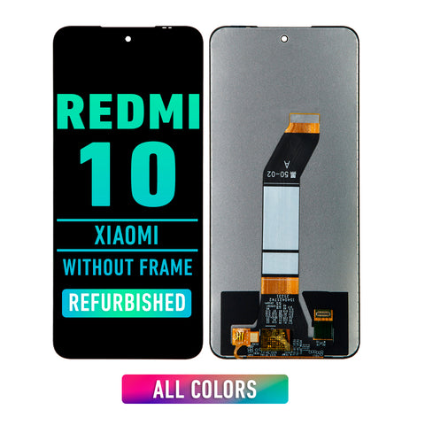 Xiaomi Redmi 10 LCD Screen Assembly Replacement Without Frame (Refurbished) (All Colors)