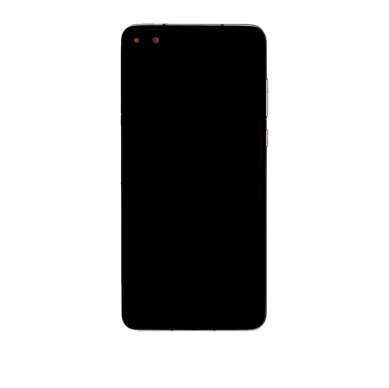 Huawei P40 LCD Screen Assembly Replacement With Frame (Refurbished) (Black)