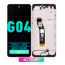 Motorola Moto G04 (XT2421 / 2024) LCD Assembly With Frame (Refurbished) (All Colors)