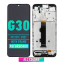 Motorola Moto G30 (XT2129 / 2021) LCD Screen Assembly Replacement With Frame (Refurbished) (All Colors)