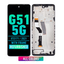 Motorola Moto G51 5G (XT2171 / 2021) LCD Screen Assembly Replacement With Frame (Refurbished) (All Colors)