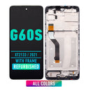Motorola Moto G60S (XT2133 / 2021) LCD Screen Assembly Replacement With Frame (Refurbished) (All Colors)