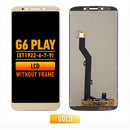 Motorola Moto G6 Play (XT1922-6-7-9) LCD Screen Assembly Replacement Without Frame (USA Version) (Gold)