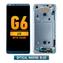 LG G6 LCD Screen Assembly Replacement With Frame (Optical Marine Blue)