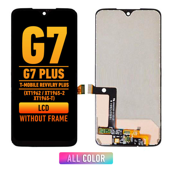 Motorola G7 / G7 Plus / T-MOBILE REVVLRY PLUS (XT1962 / XT1965-2 / XT1965-T) LCD Screen Assembly Replacement Without Frame (All Colors)