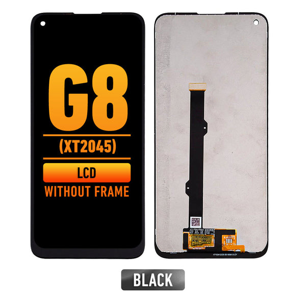 Motorola G8 (XT2045) LCD Screen Assembly Replacement Without Frame (Black)