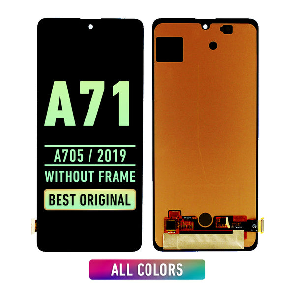 Samsung Galaxy A71 (A715 / 2019) OLED Screen Assembly Replacement Without Frame (Refurbished) (All Colors)