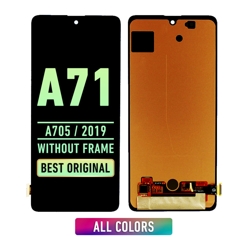 Samsung Galaxy A71 (A715 / 2019) OLED Screen Assembly Replacement Without Frame (Refurbished) (All Colors)