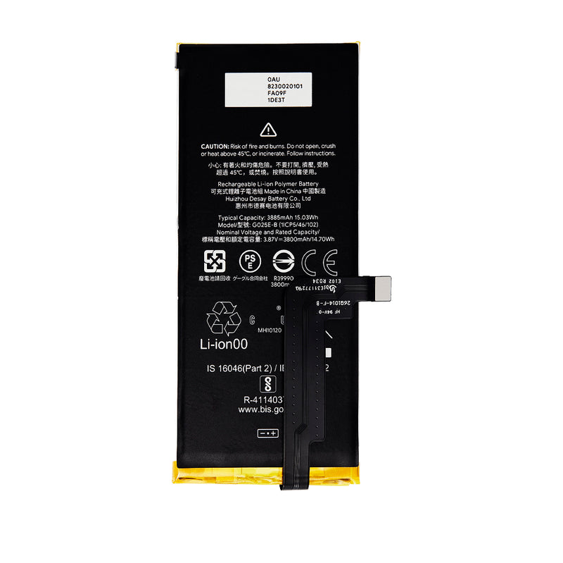 Google Pixel 4A 5G Battery High Capacity Replacement (G025E-B)