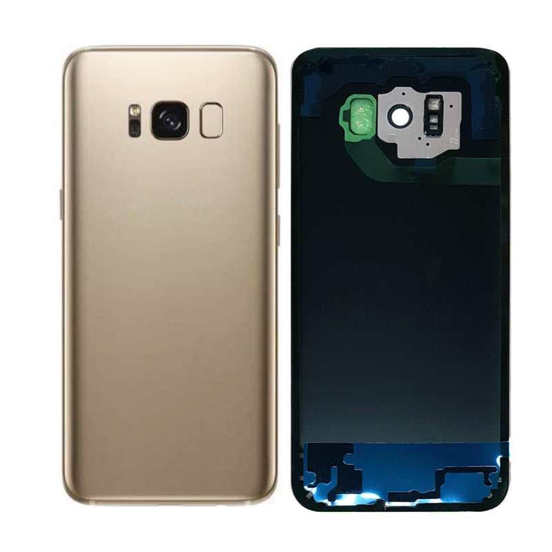 Samsung Galaxy S8 Battery Back Cover Glass Glass Replacement With Camera Lens (All Colors)