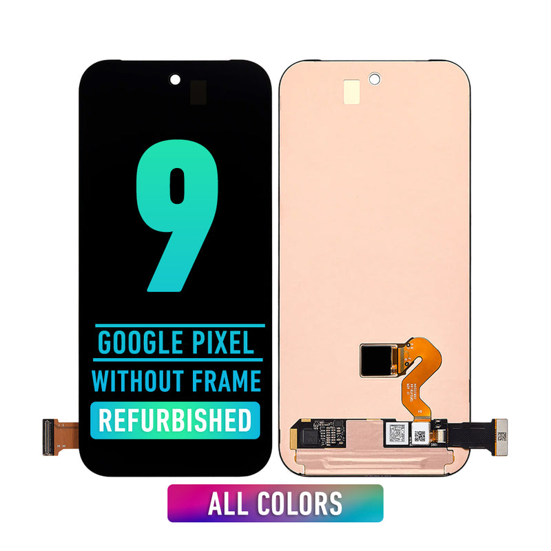 Google Pixel 9 OLED Assembly Without Frame (With Finger Print Sensor) (Refurbished) (All Colors)