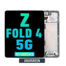 Samsung Galaxy Z Fold 4 5G OLED Screen Assembly Replacement With Frame (Refurbished) (Graygreen)
