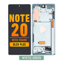 Samsung Galaxy Note 20 OLED Screen Assembly Replacement With Frame (OLED PLUS) (Mystic Green)