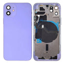 iPhone 12 Housing & Back Cover Glass With Small Parts (No Logo) (All Colors)