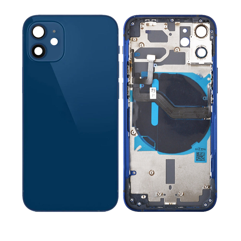 iPhone 12 Mini Housing & Back Cover Glass With Small Parts (No Logo) (